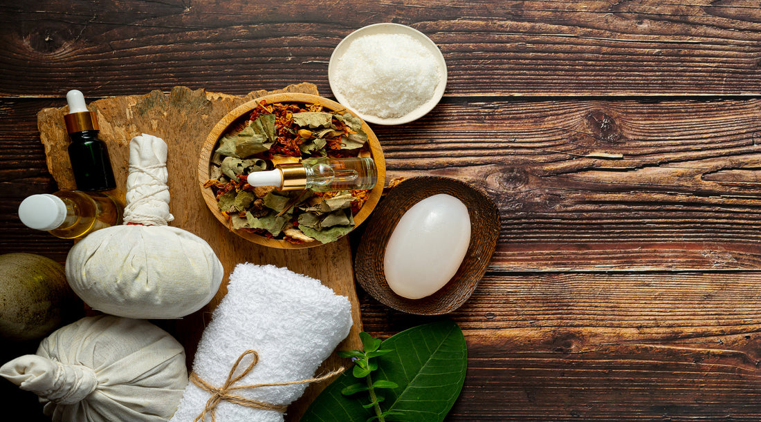 Ayurvedic Skincare herbs and ingredients