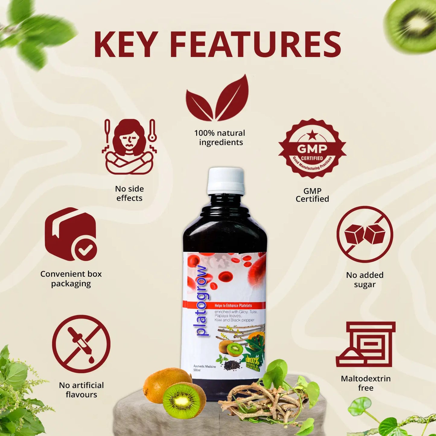 Platogrow | Platelet Syrup | Boost Platelets Naturally