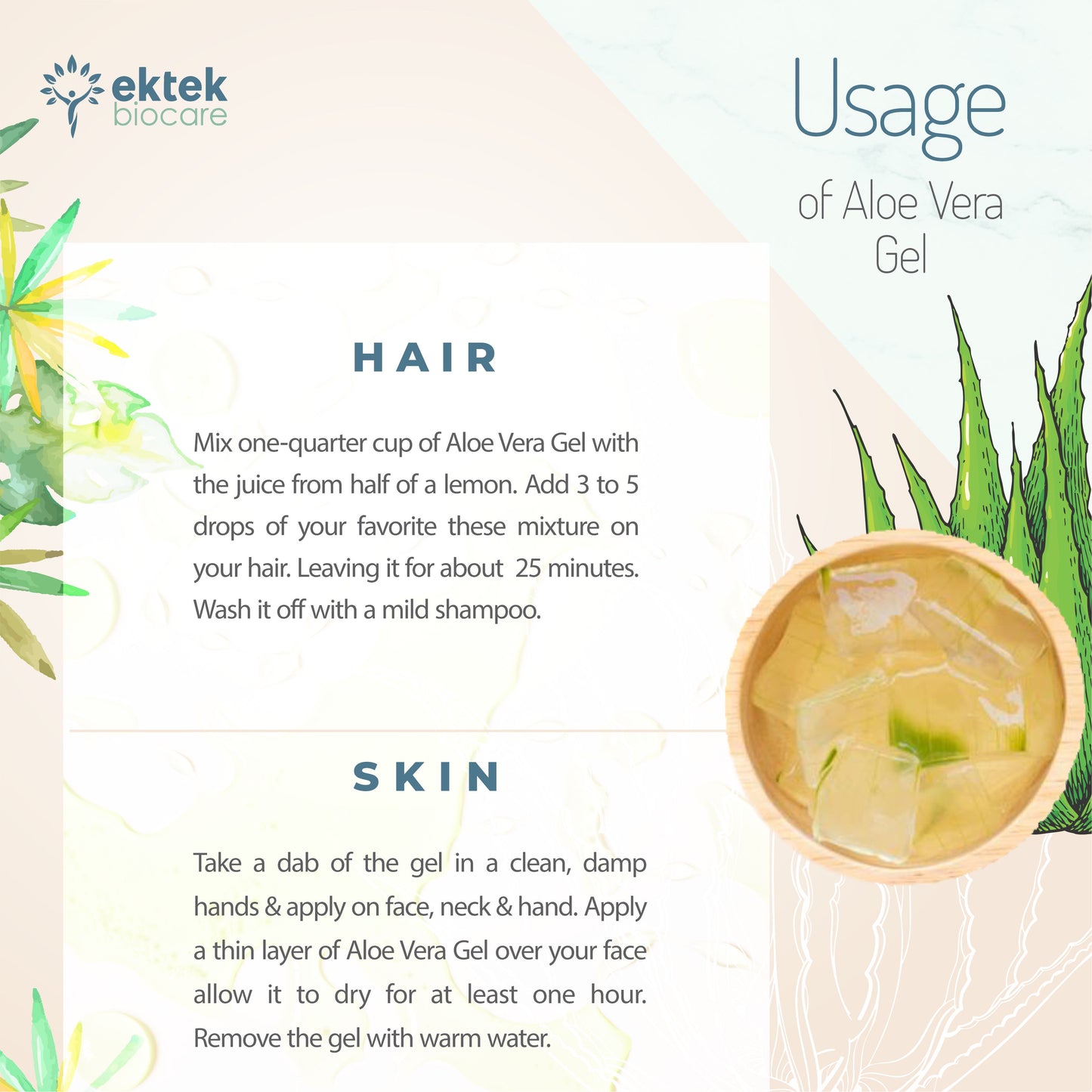 Aloe Vera Moisturizing Gel | Pure Aloe Vera | Body Care | Pack of 2