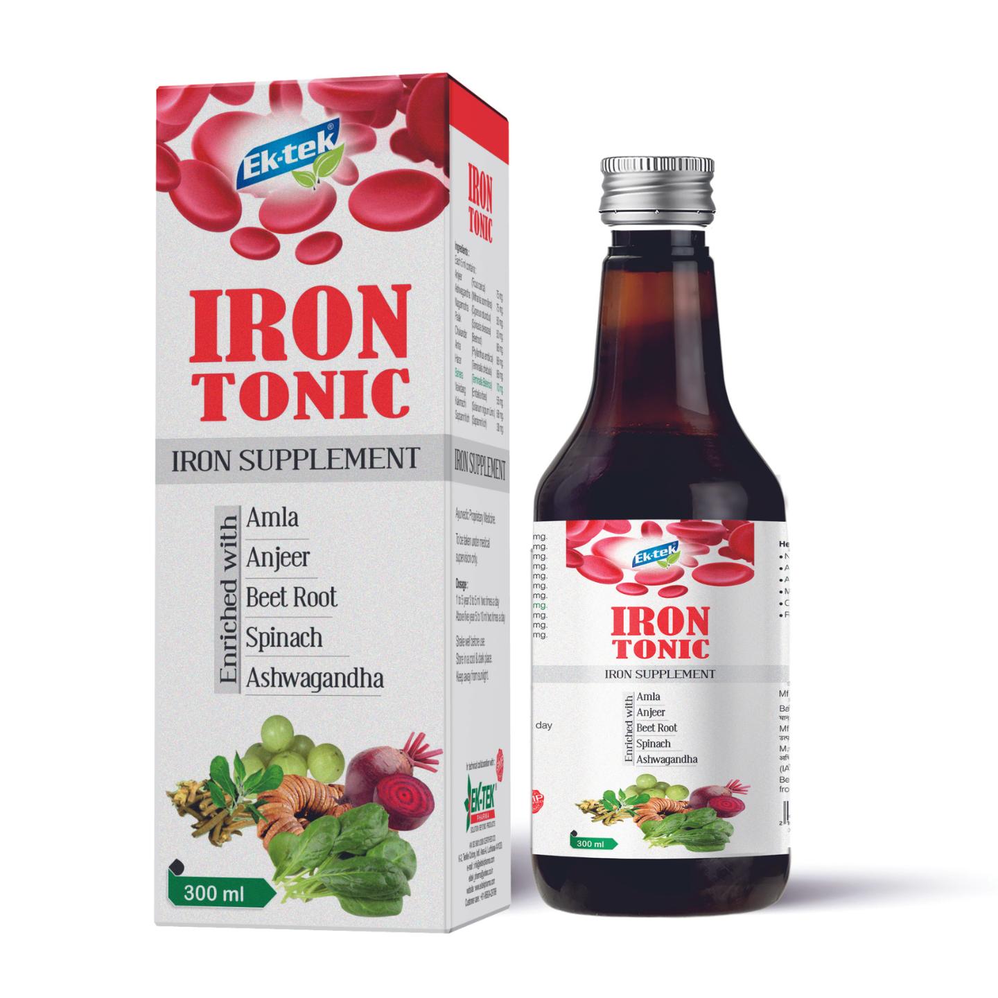 Iron Tonic Anjeer Amla Blood Platelets 300ml Pack Of 2 EK iron-tonic-anjeer-amla-blood-platelets-300ml-pack-of-2-ek