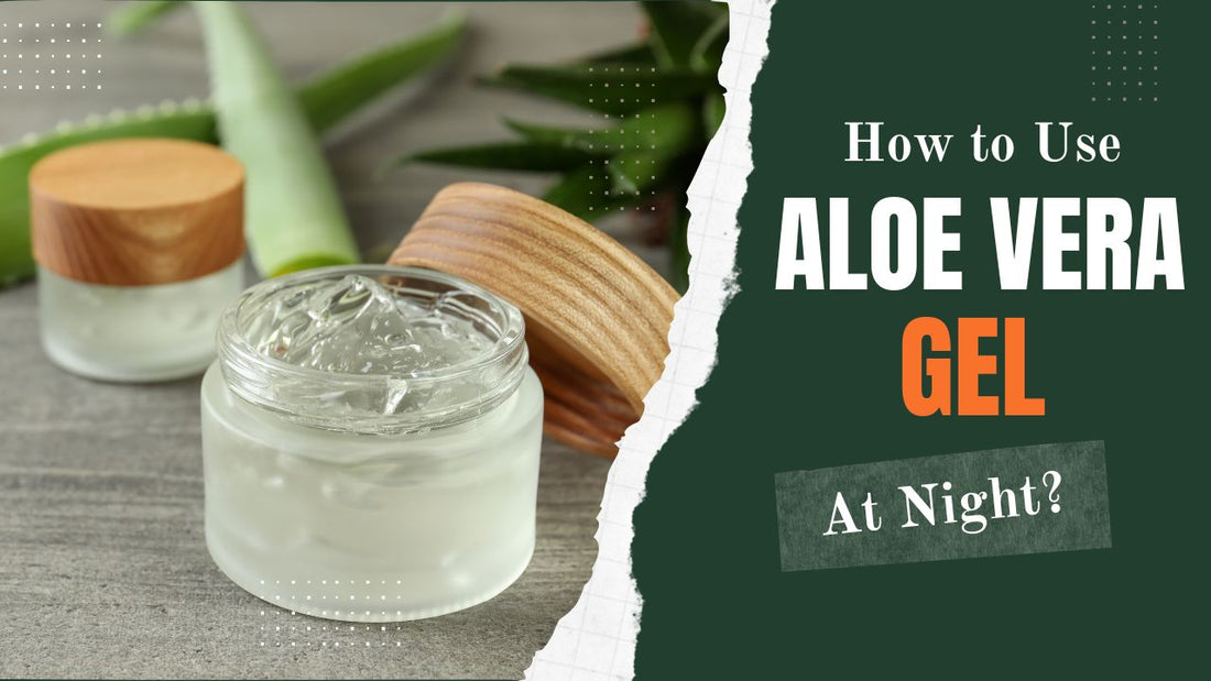 Aloe vera and gel on gray textured table