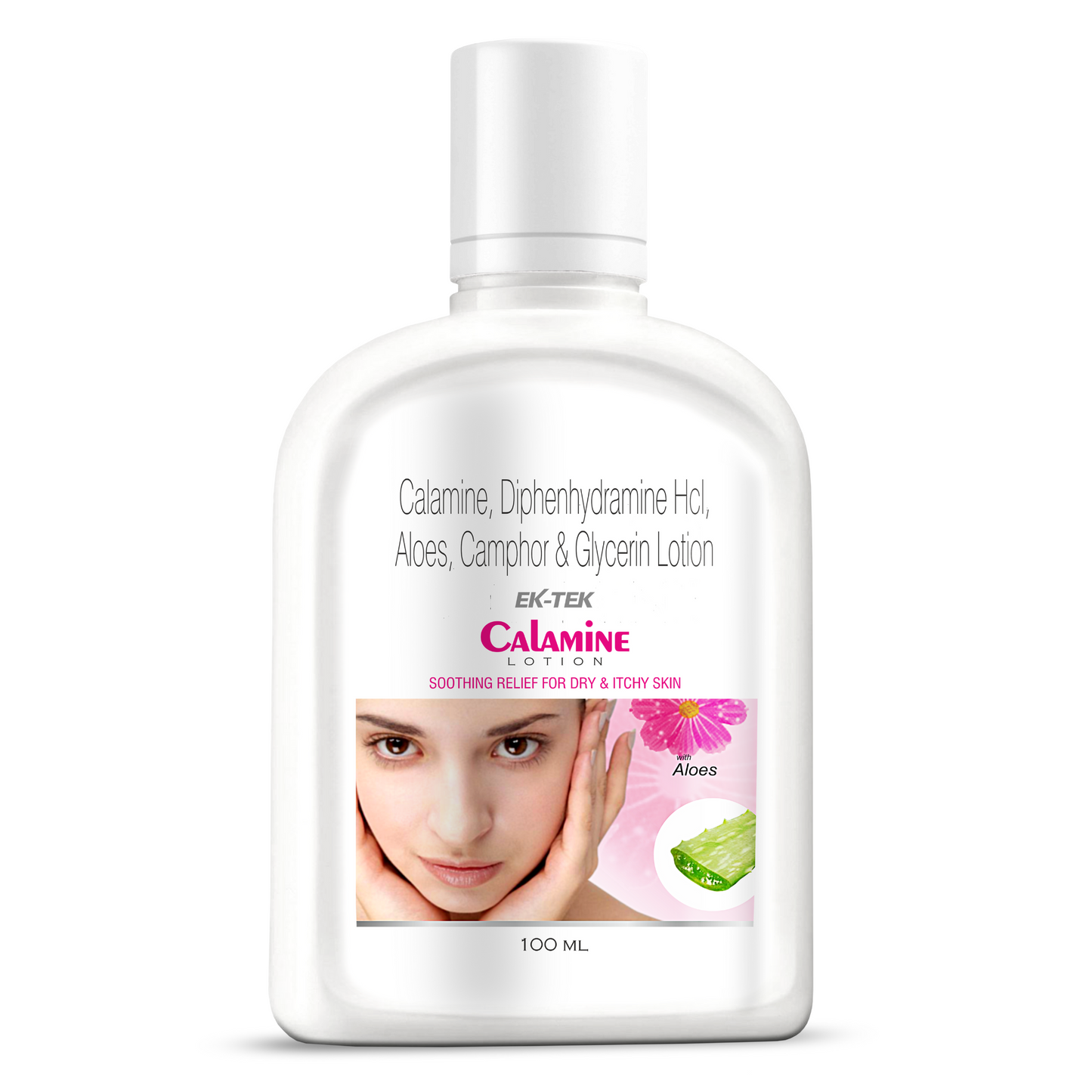 Calamine with Aloe Lotion | Aloe Vera | Skin Health & Body Care | Pack of 3 | 100ml