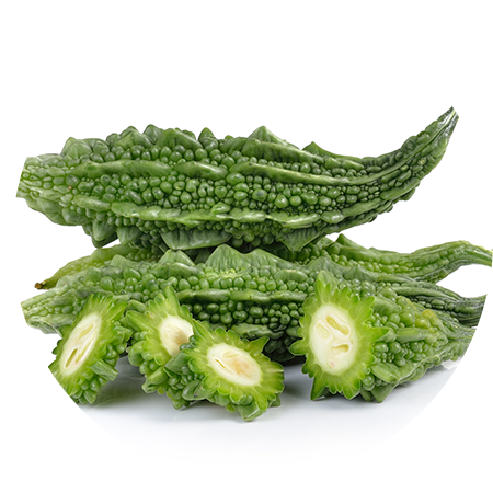 a bunch of bitter gourd