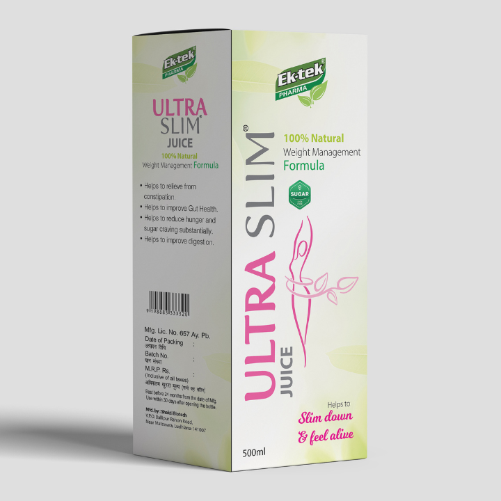 Ultra Slim Juice | Slimming Juice | Weight Management & Digestive Health | 500ml | Ektek Pharma